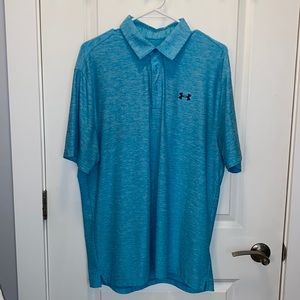 Light Blue Under Armour Polo